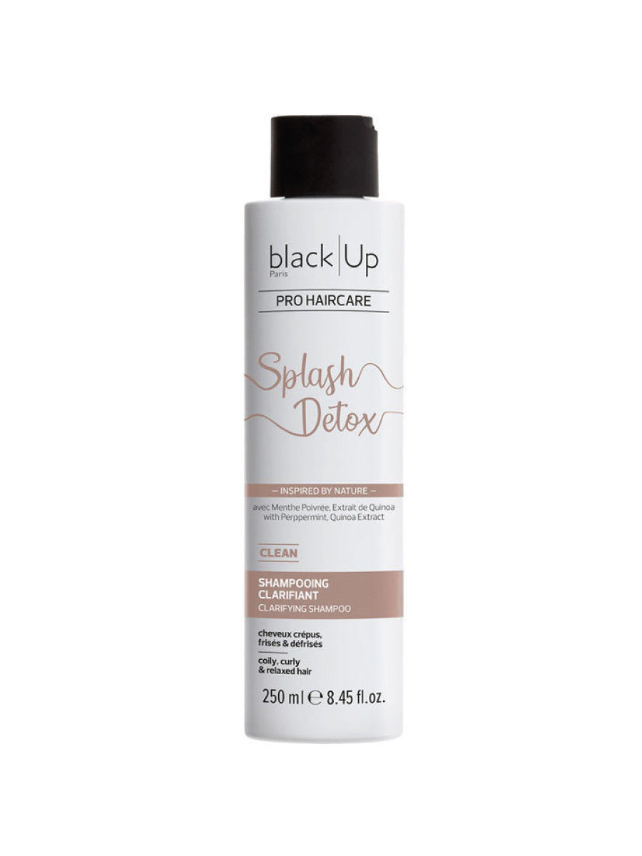 Splash Detox Clarifying Shampoo – BlackUp | Shampooing Purifiant | 250Ml