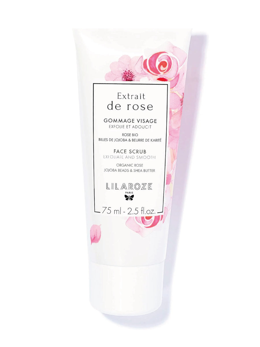 Gommage Visage – Extrait de Rose | Lilaroze | Exfolie & Adoucit