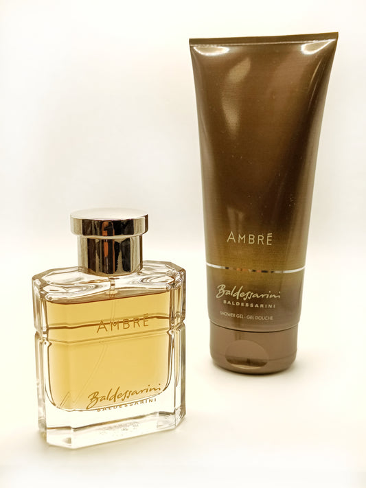 Baldessarini Ambré | Eau de Toilette 50ml + Gel Douche 200ml | Coffret Pour Homme