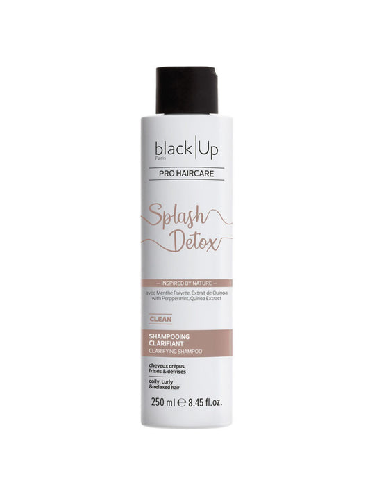 Splash Detox Clarifying Shampoo – BlackUp | Shampooing Purifiant | 250Ml