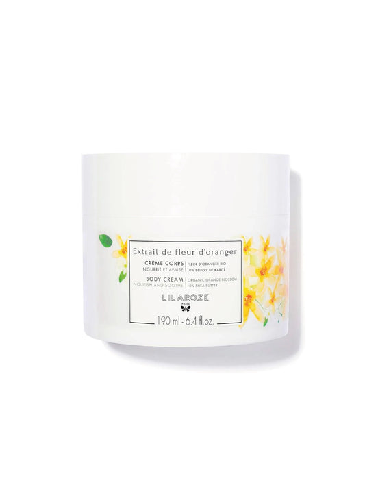 Crème Corps – Extrait de Fleur d’Oranger | Lilaroze | Hydratation & Éclat Naturel