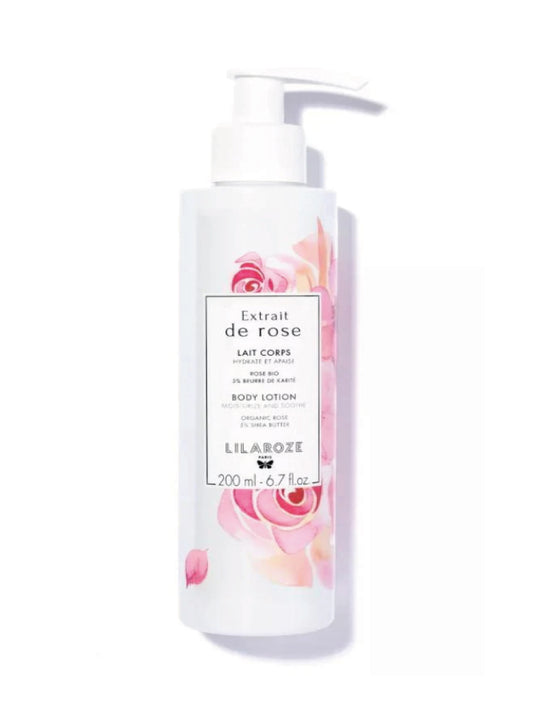 Lait Corps – Extrait de Rose | Lilaroze | Soin Hydratant Naturel