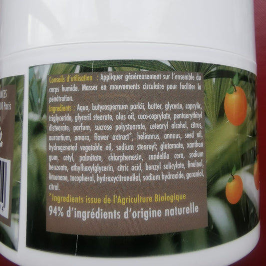 Valentino Extrait de fleur d’oranger BIO crème corps 10% beurre de karité