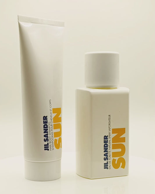 Sun Jil SANDER | Eau de Toilette 75ml + Gel Douche/Shampoing 75ml | Coffret pour Femme